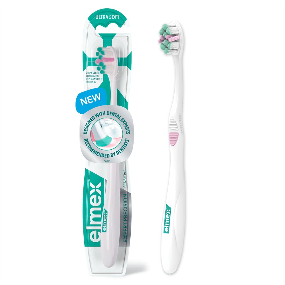 image 1 of elmex Sensitive Expert Precision Manual Toothbrush – ultra soft