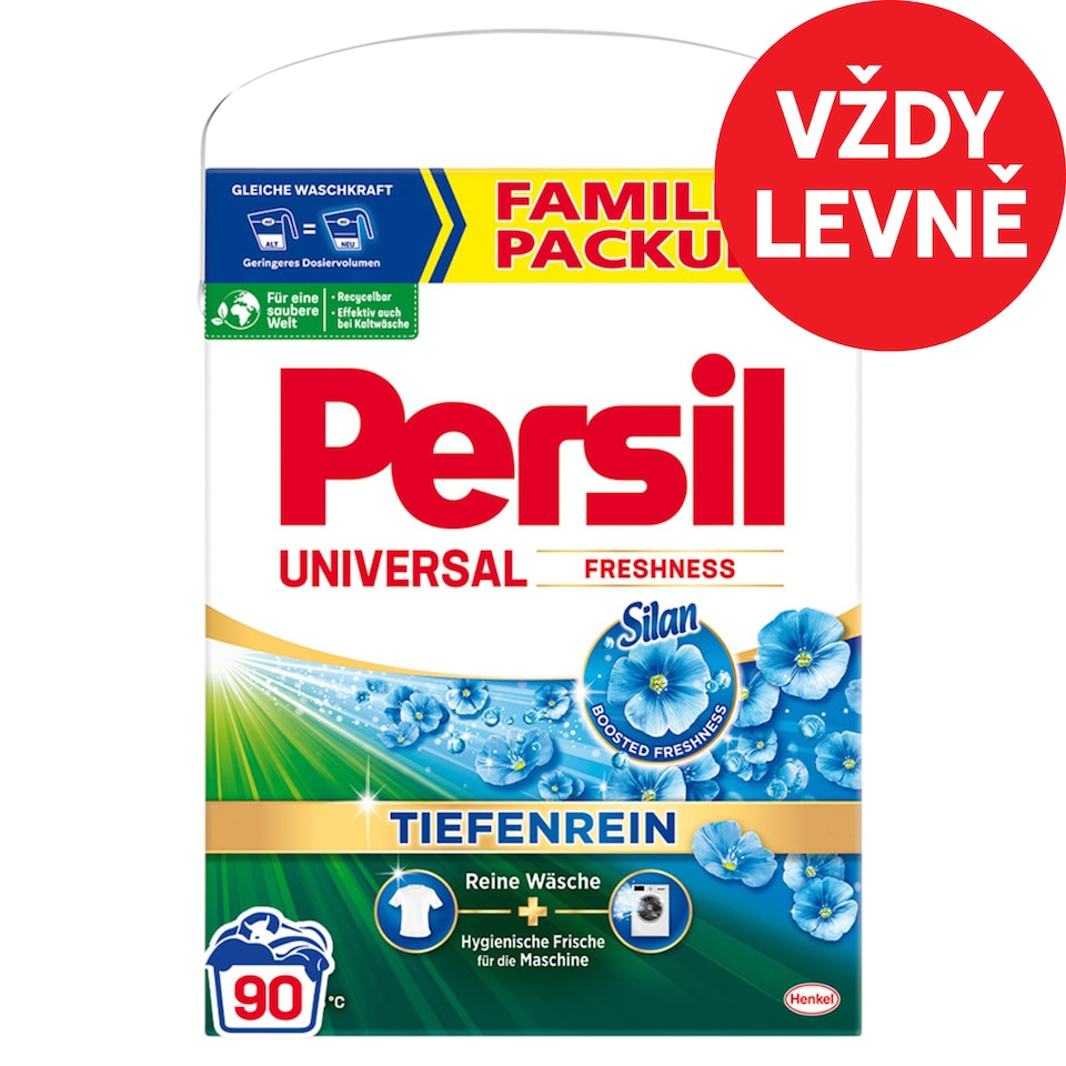Obrázek 1 pro produkt Persil prací prášek Freshnes by Silan 90 praní