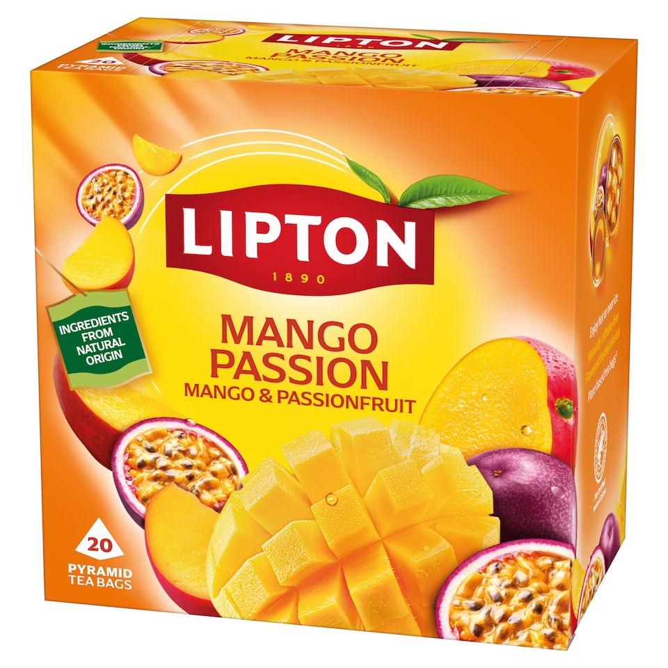 image 1 of Lipton Mango Passion 20 Tea Bags 36g