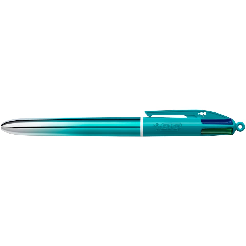 image 1 of BIC 4 Colours Smooth Ball Pen 3 Pack