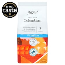 Tesco Finest Decaffeinated Colombian Coffee Beans 227G