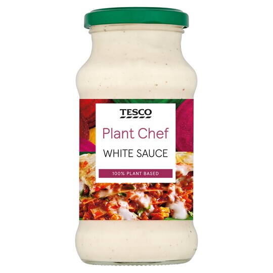 Tesco Plant Chef White Sauce 340G Tesco Groceries