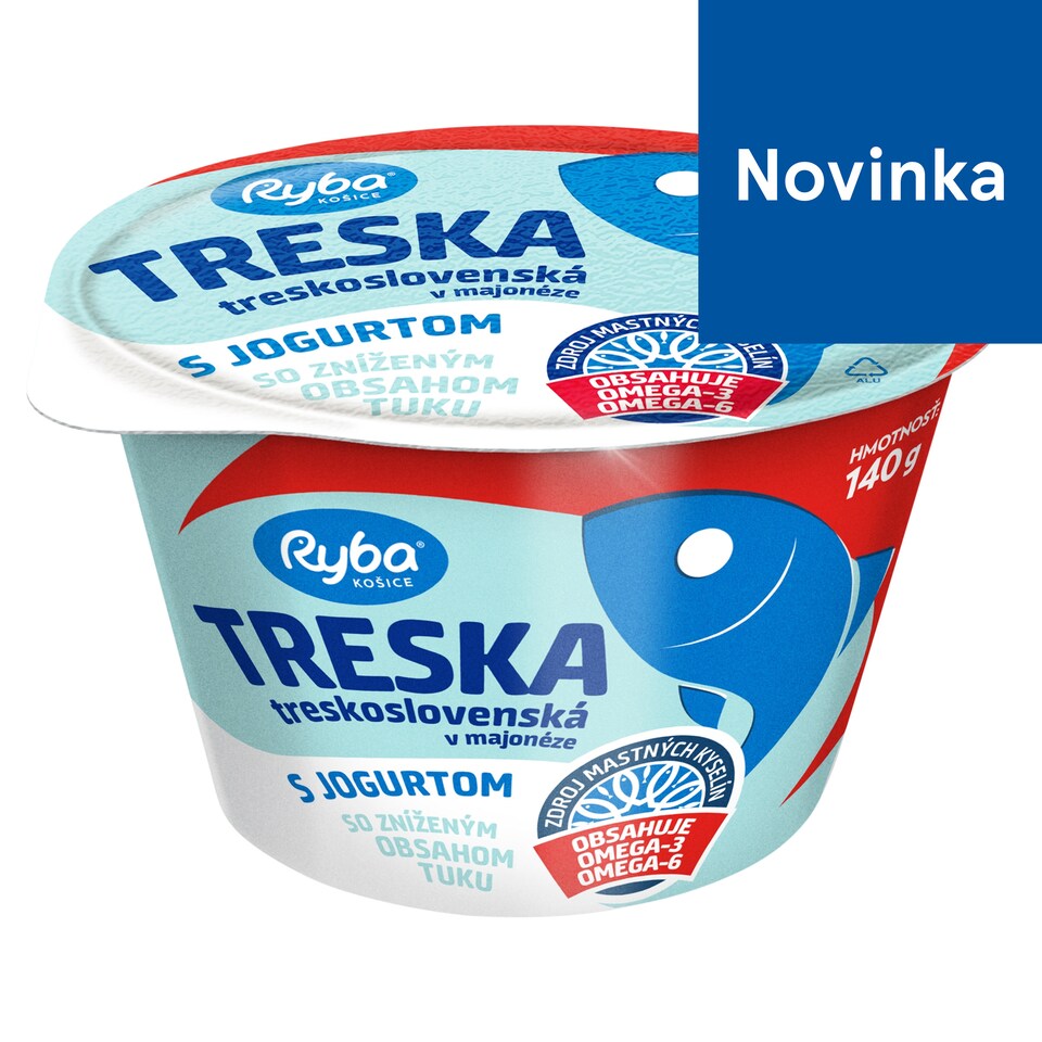 Ryba Košice Treska treskoslovenská v majonéze s jogurtom 140 g