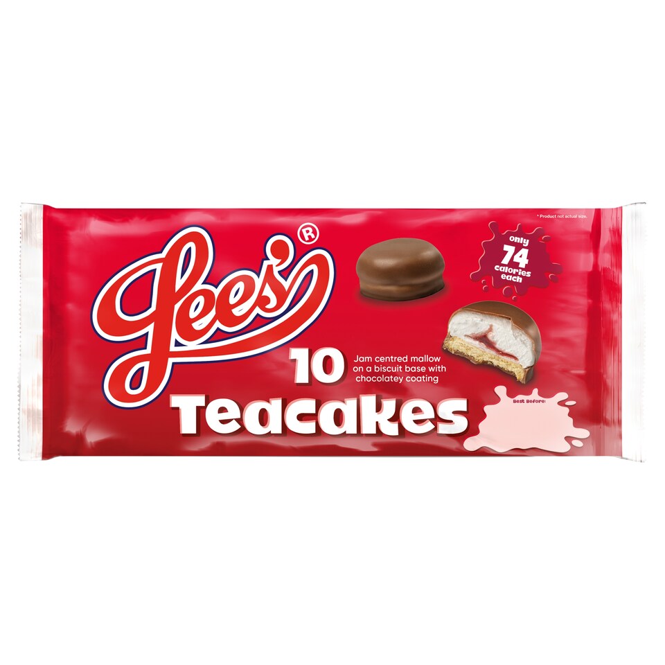 Lees 10 pack Teacakes 173g