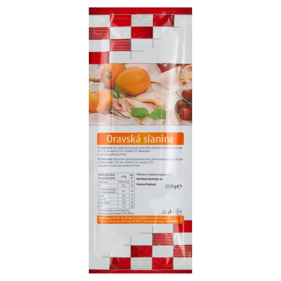 Oravská slanina 200 g