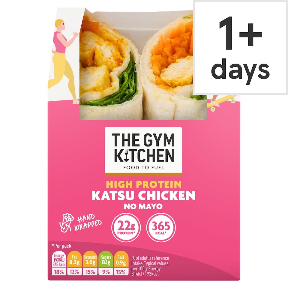 image 1 of The Gym Kitchen Katsu Chicken Wrap