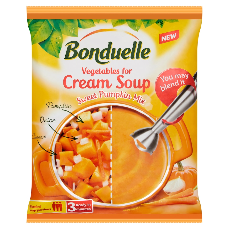 image 1 of Bonduelle Vegetables for Cream Soup Sweet Pumpkin Mix 400 g