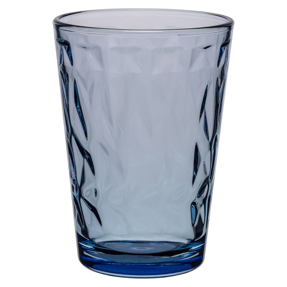 image 1 of F&F Home Shades of Blue Water Glass 4 Pack