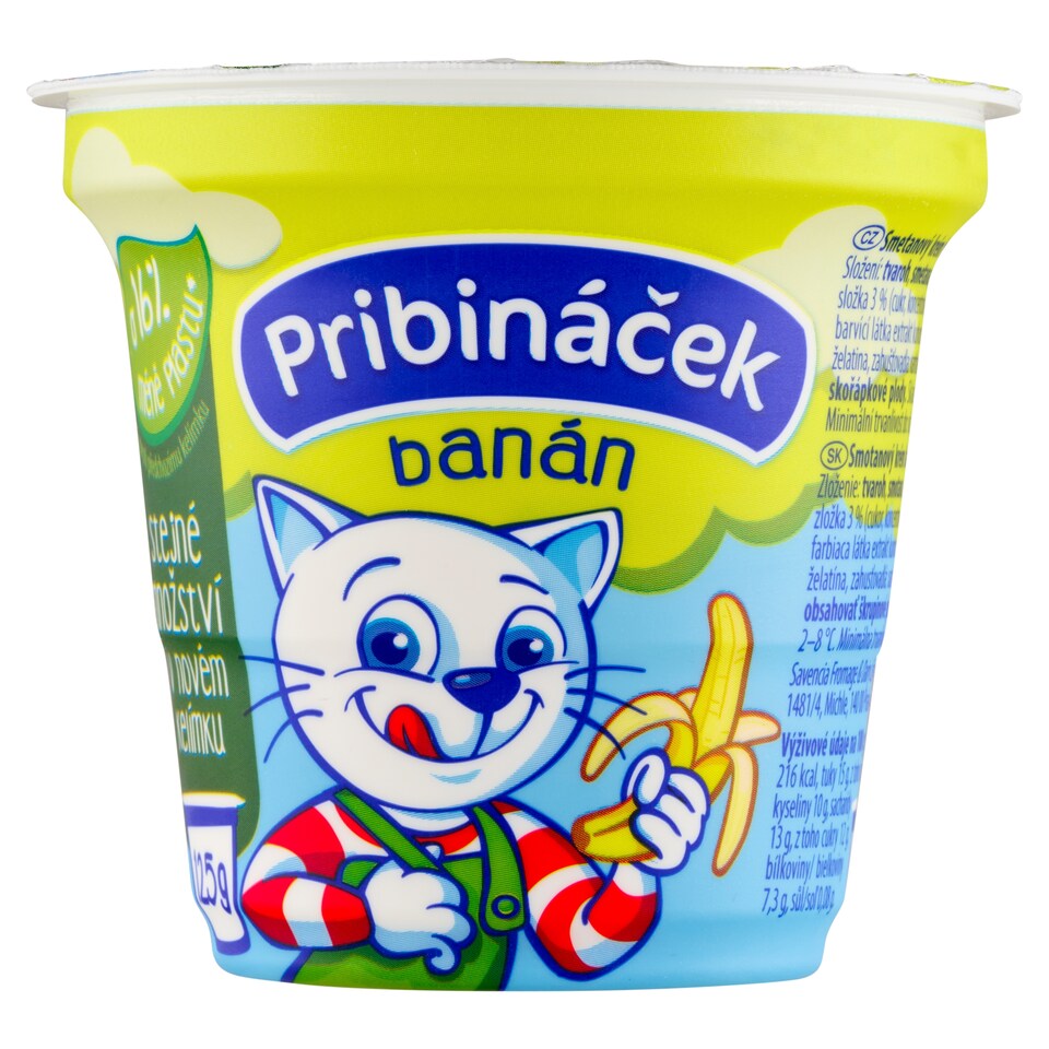 image 1 of Pribináček Banana 125 g