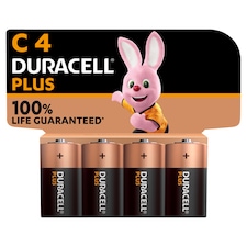 Duracell Plus C 4 Pack