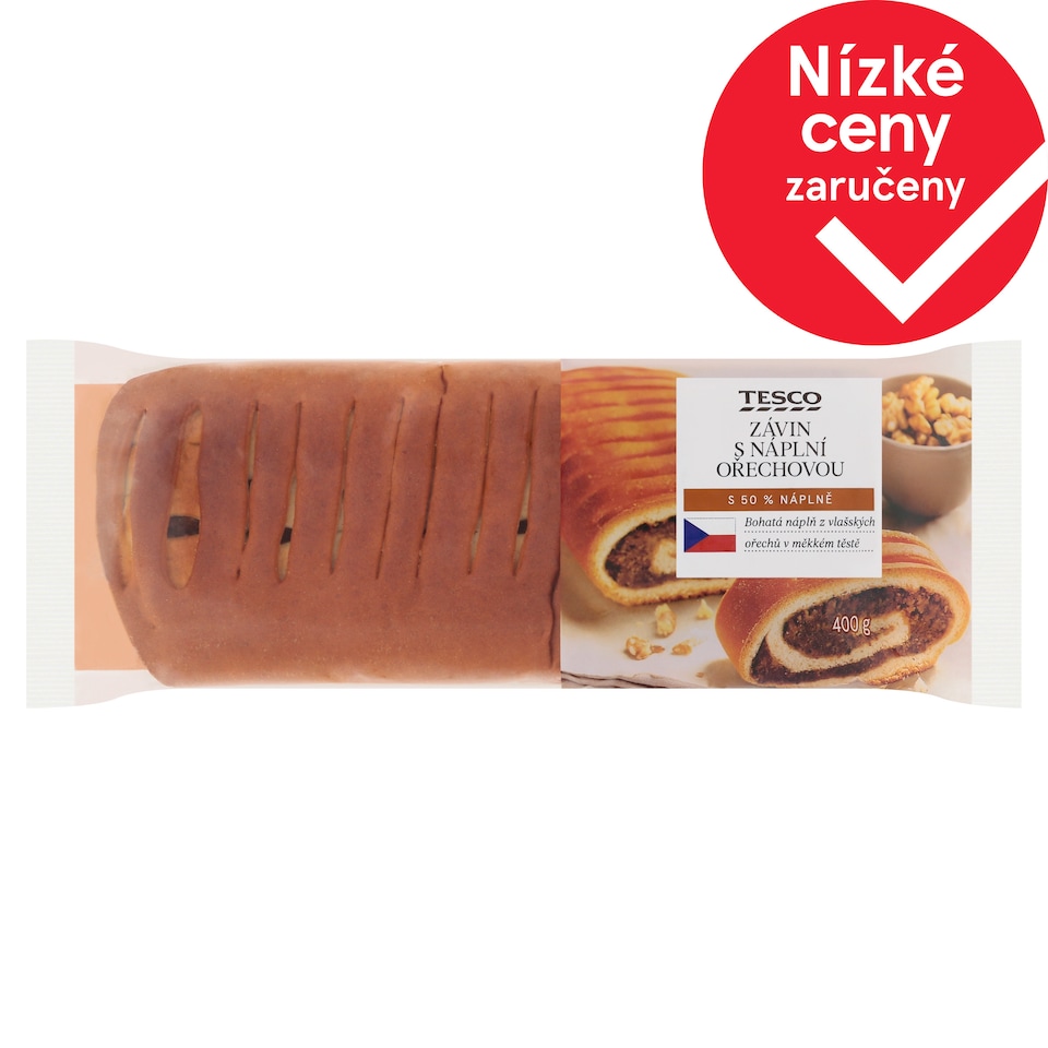 Tesco Strudel with Walnut Filling 400g