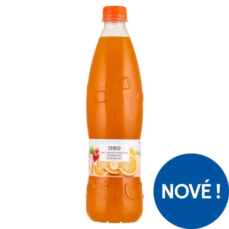 Tesco Orange Flavored Syrup 700ml
