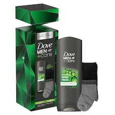 Dove Men Care Cleanse Care Bodywash And Socks Gift Set Cracker