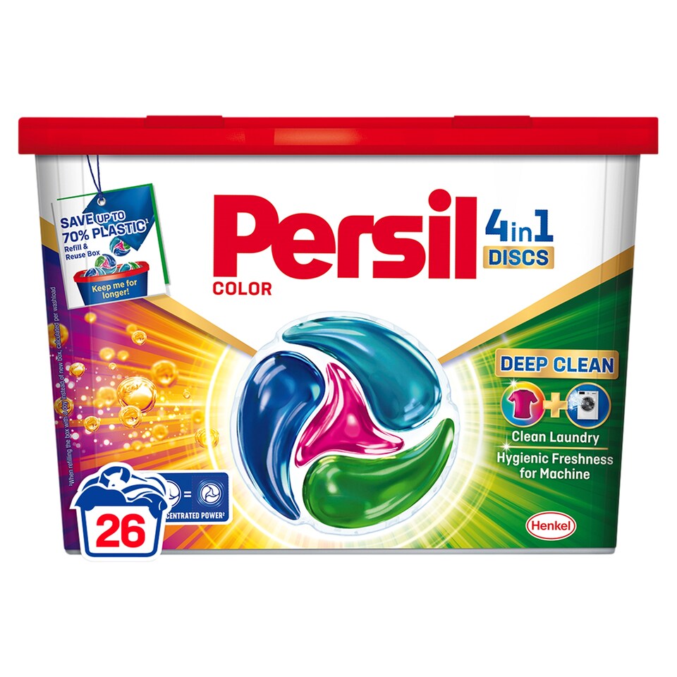 image 1 of Persil Discs 4in1 Deep Clean Color Laundry Detergent 26 Washes 429 g