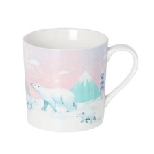 Tesco Glittering Grace Polar Bear Mug