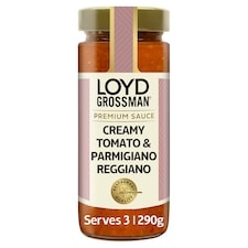 Loyd Grossman Creamy Tomato & Parmigiano Reggiano Pasta Sauce 290g