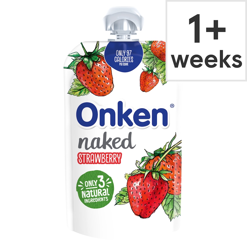 image 1 of Onken Naked Strawberry Yogurt Pouch 110G