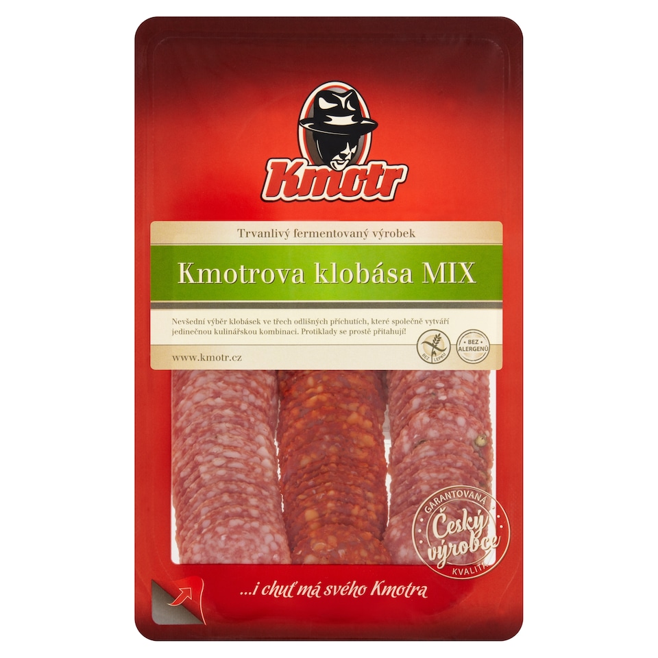 Kmotr Kmotrova klobása mix 75g