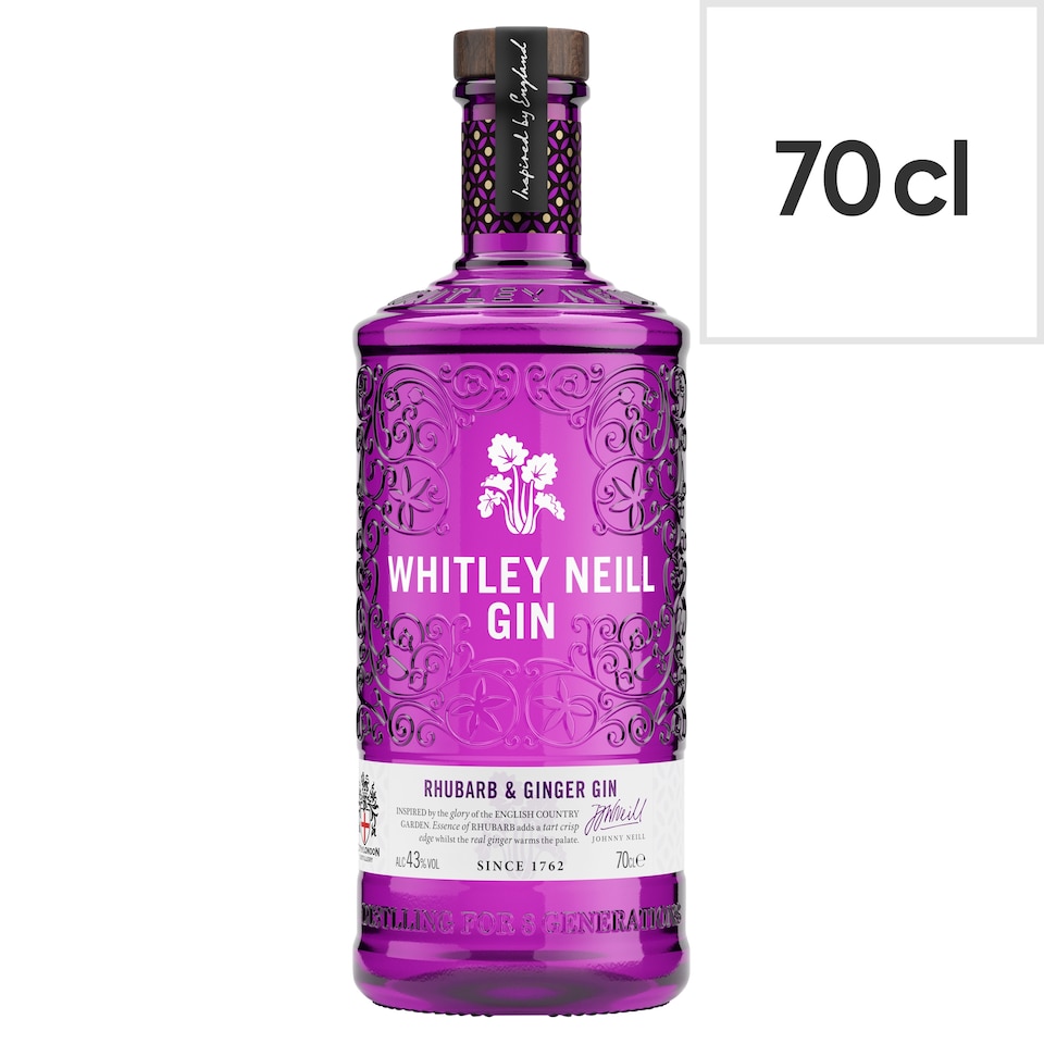 image 1 of Whitley Neill Gin - Rhubarb & Ginger 70cl