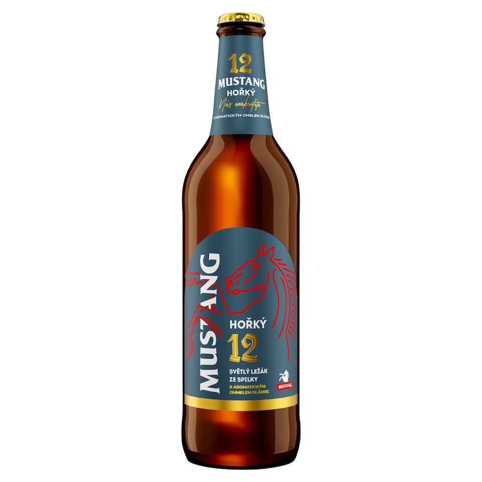 Mustang Bitter 12 Beer Light Lager 0.5 L