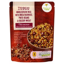 Tesco Wholegrain Rice Bulgur Pinto And Wheatberry 250G