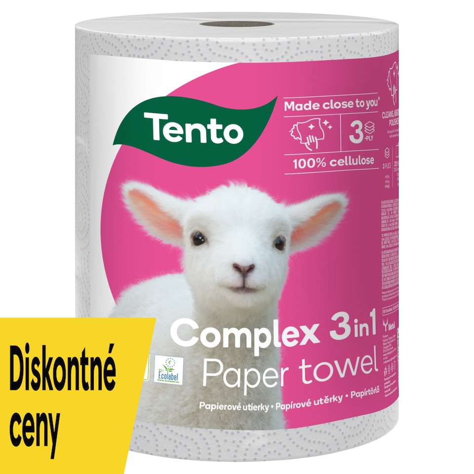 Tento Complex 3in1 Paper Towel 3 Ply 1 Roll