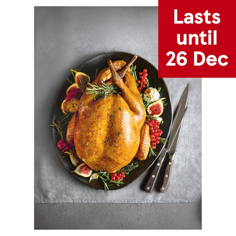 17. Tesco Finest Free Range Bronze Whole Turkey Large 6-7.49kg (Serves 15-18)