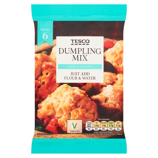 Tesco Dumplings Mix 137G Tesco Groceries