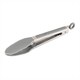 image 2 of Salter Grey 9" Silicone Locking Tongs