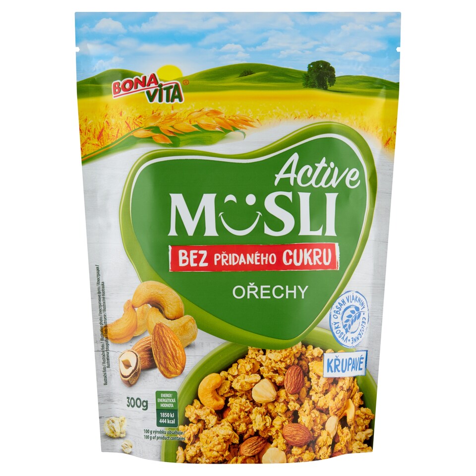 obrázok 1 z Bona Vita Active Chrumkavé müsli s orechmi 300 g
