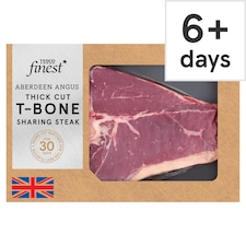 Tesco Finest Aberdeen Angus Thick Cut T-Bone Sharing Steak 30 Day Matured