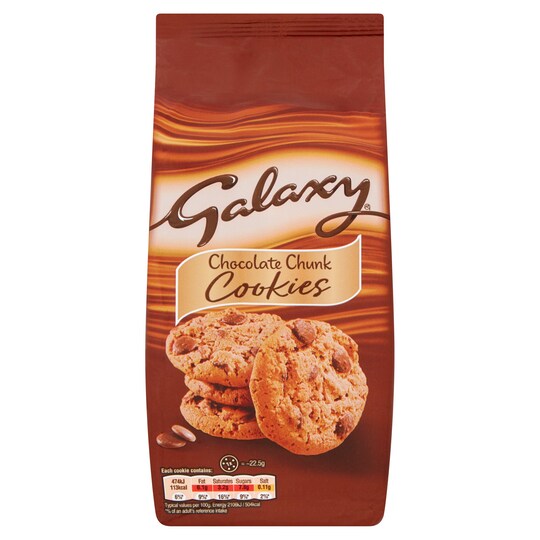 Galaxy Cookies 180G Tesco Groceries