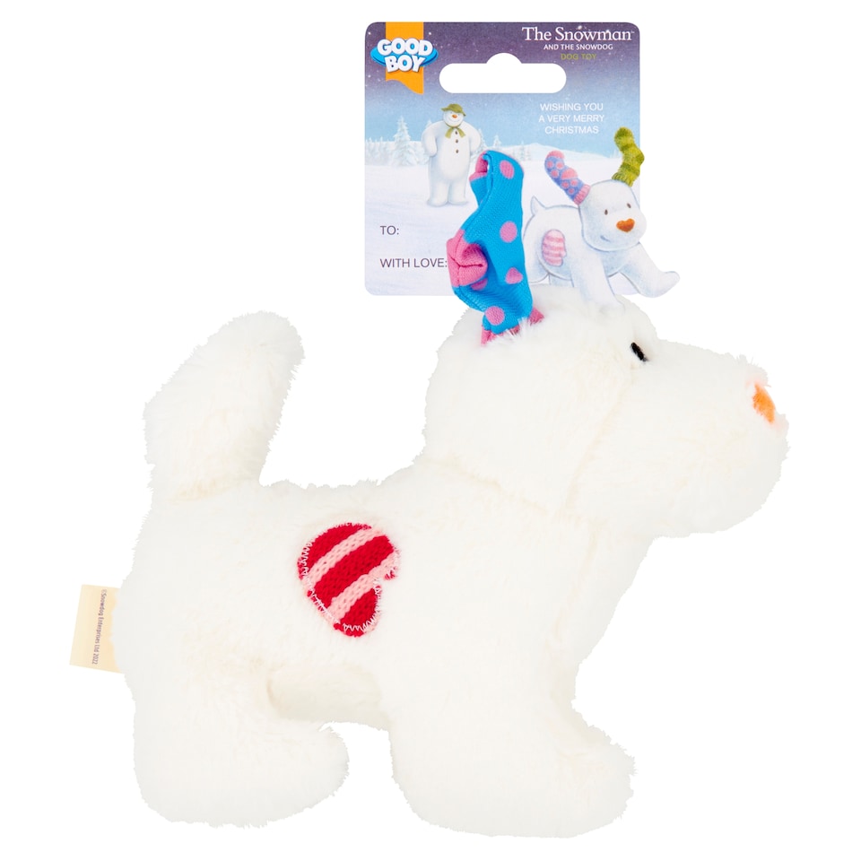 Good Boy Snow Dog Soft Dog Toy