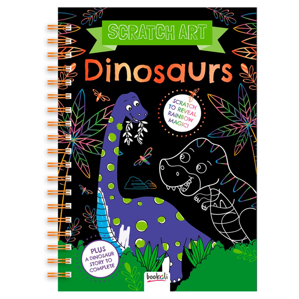 Scratch Art Dinosuars