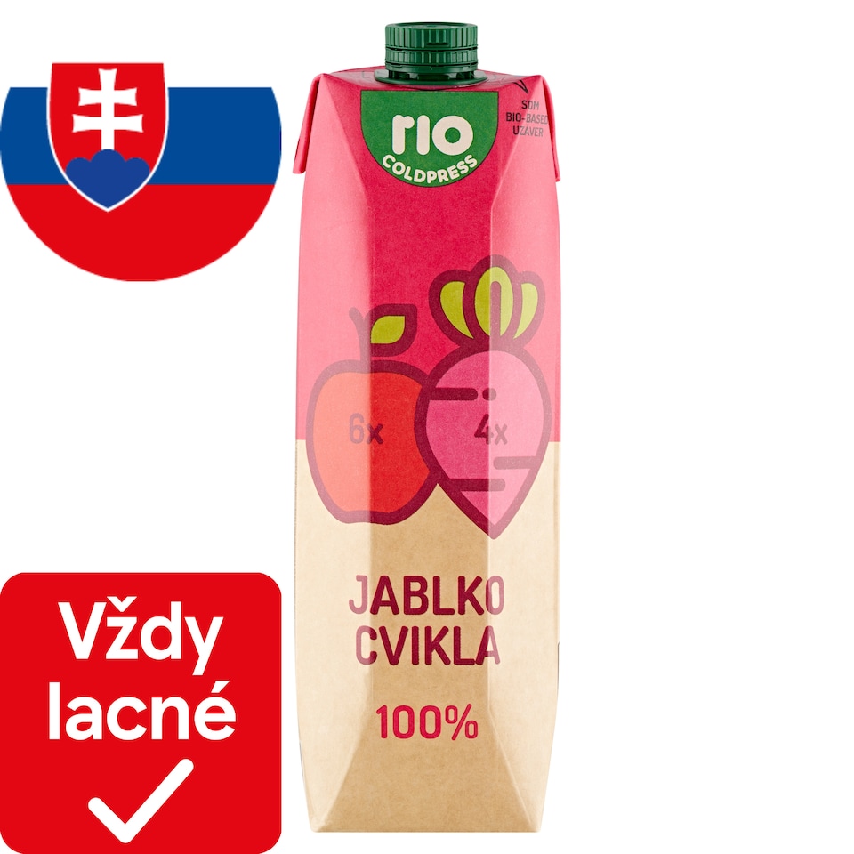 obrázok 1 z Rio Cold Press 100% jablko cvikla 1 l