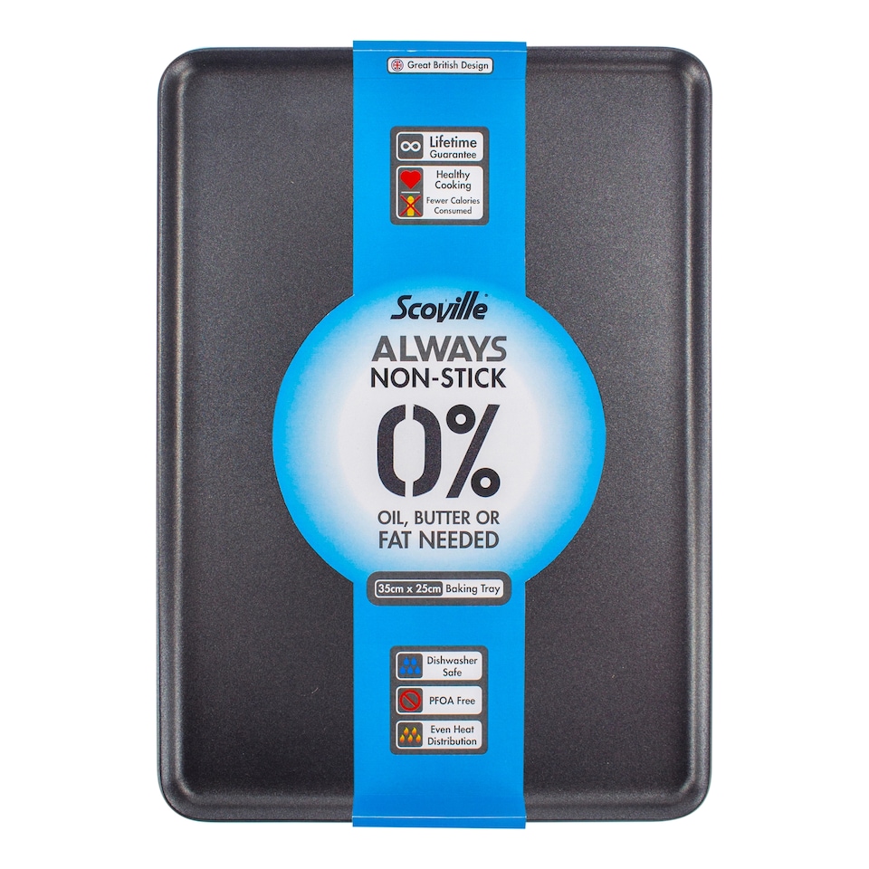 image 1 of Scoville Always 0% Baking Tray 35X20cm