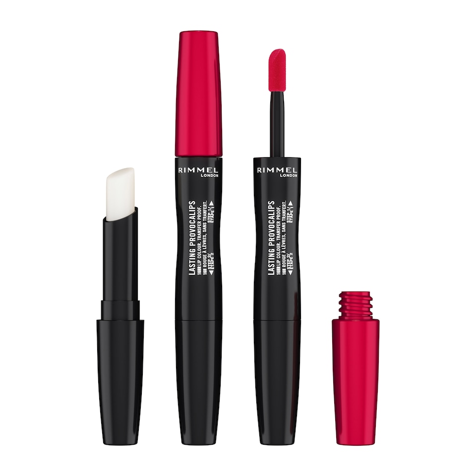 image 1 of Rimmel Lasting Provocalips Kiss The Town Red 500