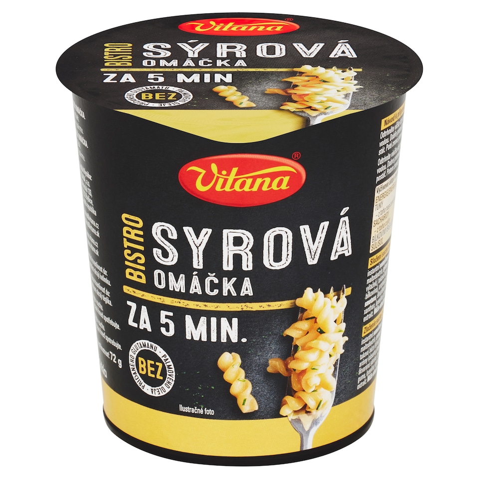 image 1 of Vitana Bistro Cheese Sauce Pasta 72 g
