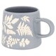 image 2 of Fox & Ivy Grey Foliage Mug