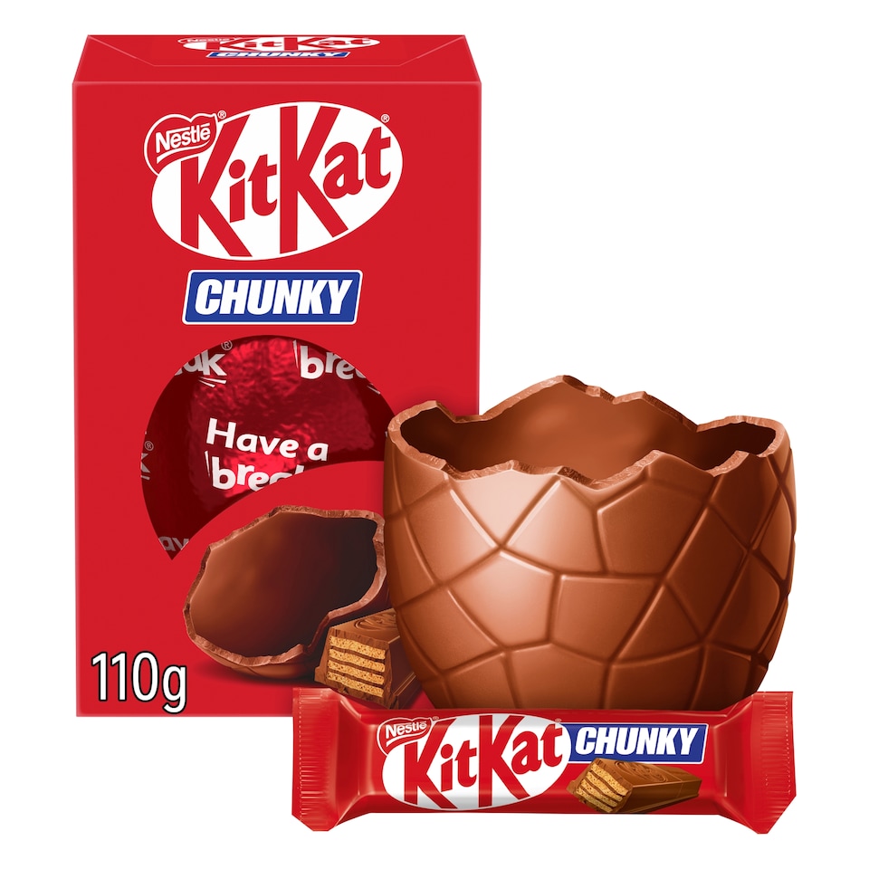 image 1 of Kit Kat Chunky Easter Egg 110g