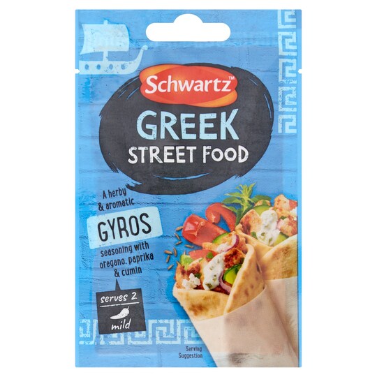 Schwartz Greek Street Food Gyros Seasoning 15G Tesco Groceries