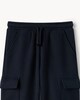 image 6 of F&F Boys Cotton Blend Cargo Joggers in Navy