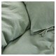 image 2 of F&F Home Bedding Muslin Sage Duvet Set Double