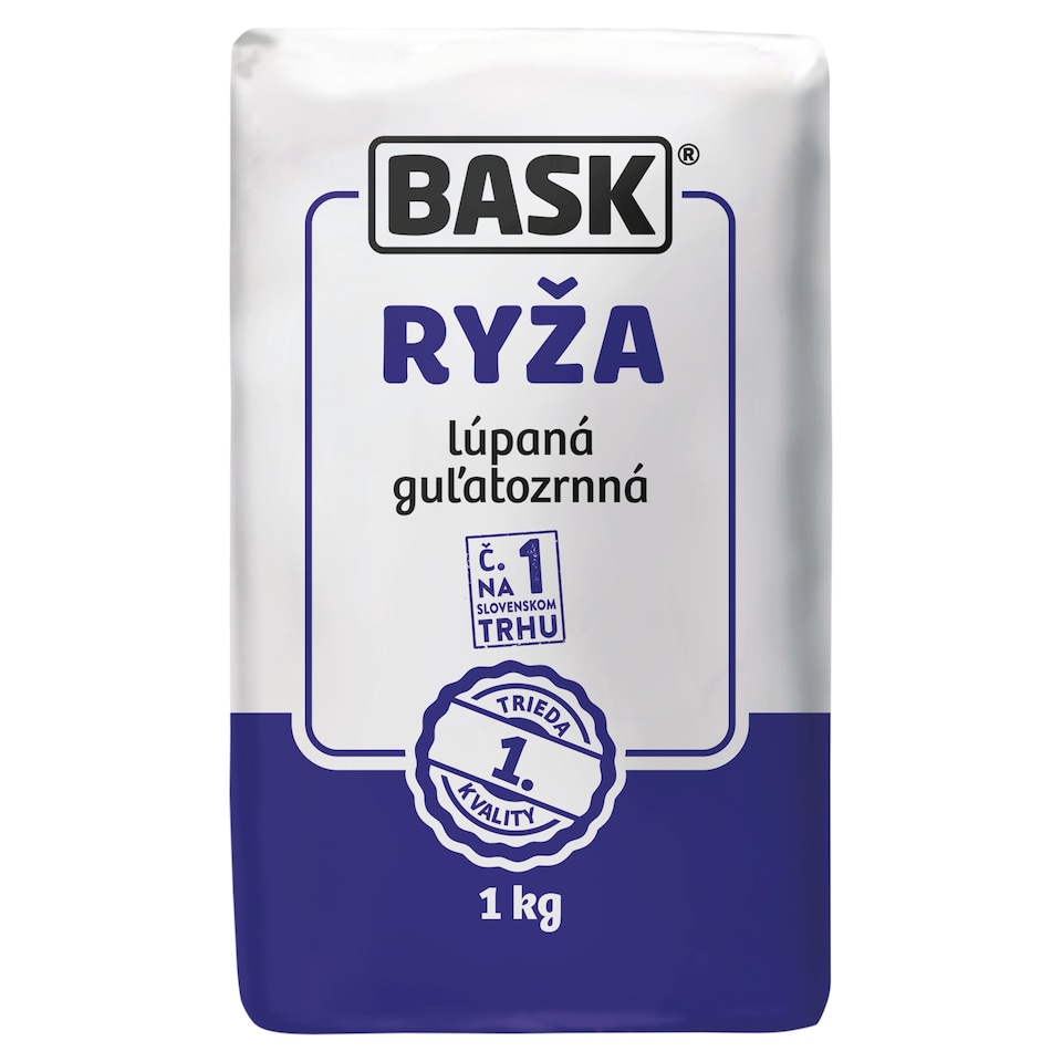 Bask Round Grain Peeled Rice 1 kg