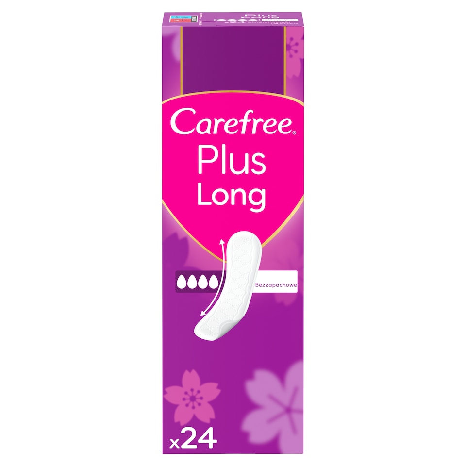 image 1 of Carefree Pantyliners Long Plus 24'S