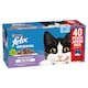 image 2 of FELIX Original Senior 7+ Fish Selection in Jelly Wet Cat Food 40x85g