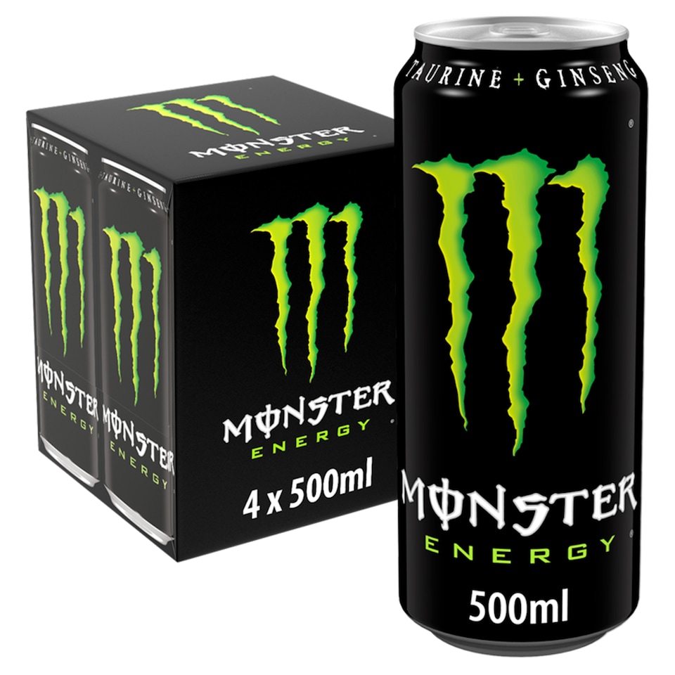 image 1 of Monster Energy Drink 4x500ml
