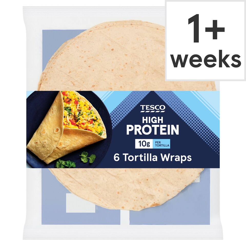 Tesco 6 High Protein Tortillas