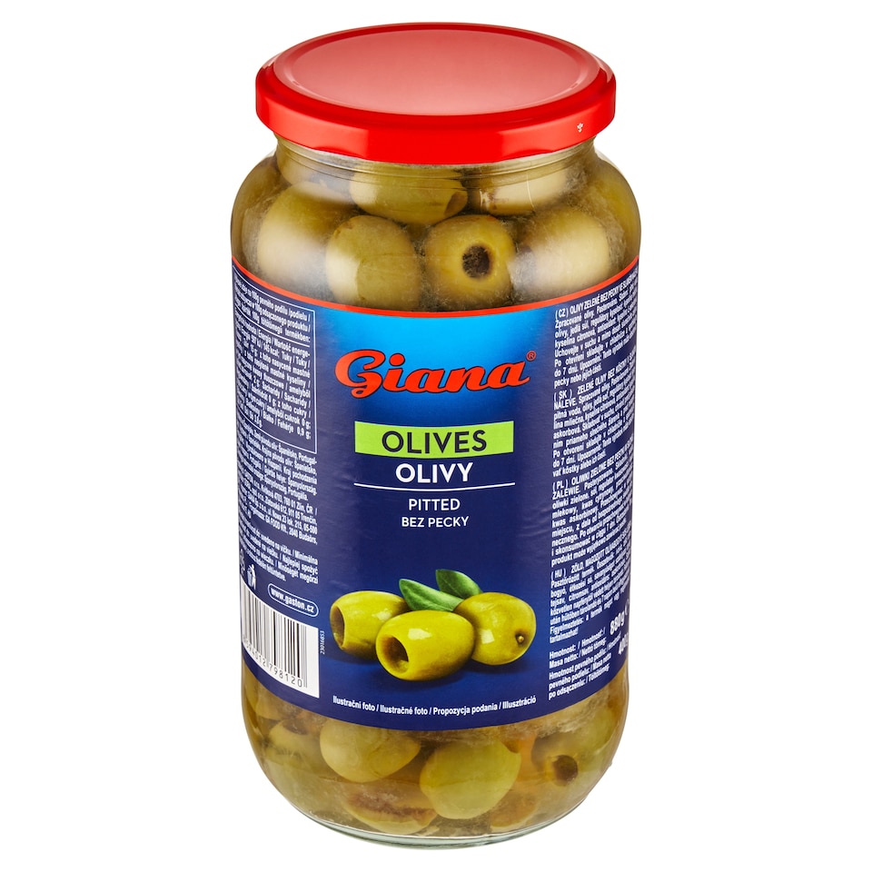 obrázok 1 z Giana Zelené olivy bez kôstky v slanom náleve 880 g