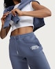 image 1 of F&F Active AFTERCLASS Cuffed Joggers in Blue